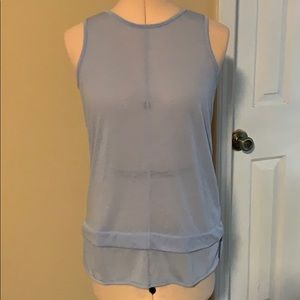 Banana Republic sheer blue tank